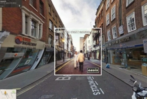 Classic album covers in Google Street View