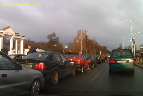 Паровозик из пяти машин