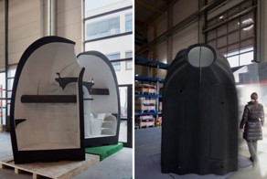 Компактный персональный дом, напечатанный на 3D-принтере