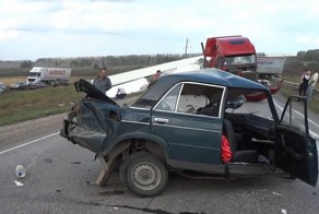 Последствие страшной аварии (видео)