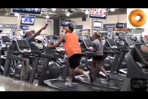 Троллинг в тренажёрном зале.