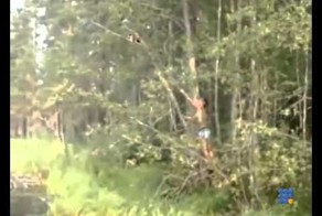 Как русский мужик кота спасал