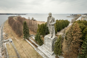 Дубна с высоты птичьего полёта