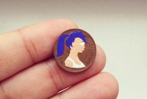 Разрисованные монеты