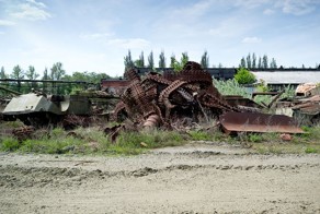 Кладбище танков или сказ о былом величии. 14 фото + 1 видео
