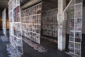 Кружево из газет и журналов