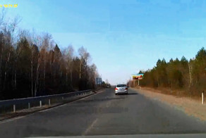 Перевернулся из-за слепого водителя