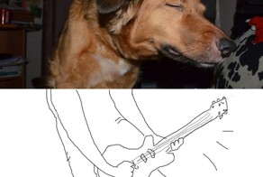 собака музыкант