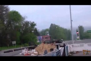 Славянск 0205 Шквальный огонь по вертушке