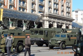 Последний прогон перед Парадом Победы 9 мая 2014.