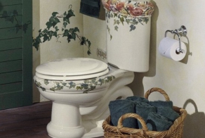 Петарда в унитазе.