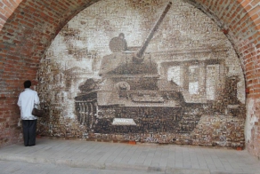 Уникальное панно из 15000 фотографий