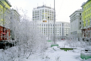 Ветер в Норильске.