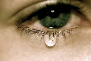 Структура человеческих слёз под электронным микроскопом