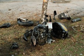 Сердце мотоциклиста сместилось вправо