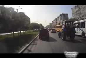 Авария с трактором