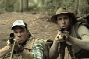 Два лося на охоте