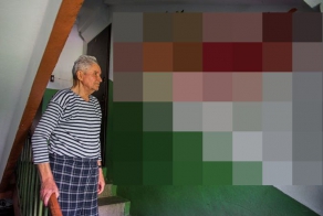  Студенты из Запорожья поздравили ветерана