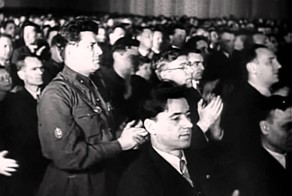 Как аплодировали Сталину (ВИДЕО)