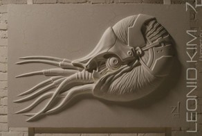  Барельеф "Наутилус". Basrelief "Nautilus Mechanicus"