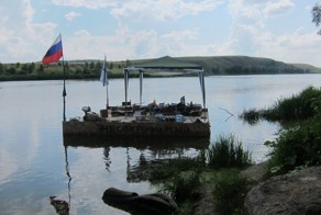 Сплав по р.Дон на плоту 2. Несокрушимый.