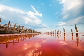 Уникальное озеро в Крыму