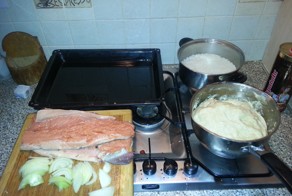 Курник - пирог с рыбой!