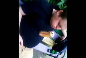 Пиво убегает)