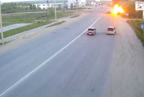 Взрыв Газели в Сыктывкаре