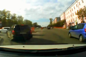 Перестроение через 3 ряда