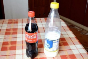 Что будет если добавить молоко в Кока-Колу