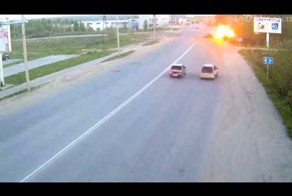 ДТП со взрывом