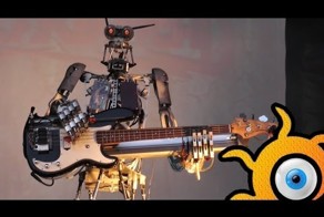 Рок концерт в настоящих роботов!!! Compressorhead - концерт в Москве!