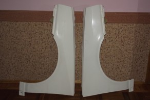 Проверка на прочность крыла авто из стеклопластика