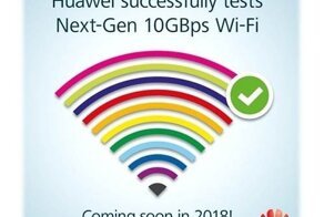 Компания Huawei берёт новую планку скорости Wi-Fi — 10 Гбит/c