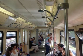 Душевая в вагоне московского метро
