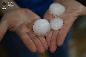  Последсвия града в Блэр