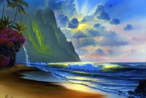 Гавайи: сказочные пейзажи художника John Al Hogue