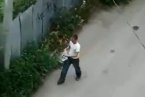 Башкой об забор