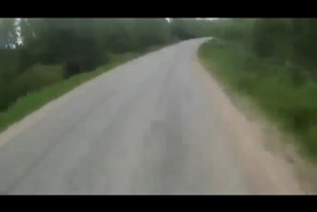 Спас мотоциклиста от лобового столк