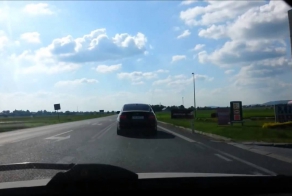 Мгновенная карма для двух нарушителей - полиция на БМВ