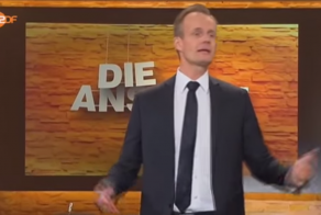 Германские юмористы осмеивают позицию запада к России.