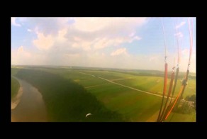 Столкновение в небесах. Дельтаплан vs Параплан 