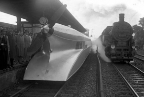 Поезд на скорости 224 км/ч в 1931-м году