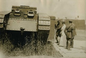 Визит на фронт 1914-18 год.