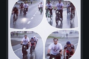 Кадырова уличи в использовании мопеда в ходе велопробега.