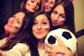 Чемпионат мира 2014: Девушки, которые болеют за Россию