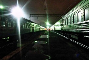 Встретились два поезда...
