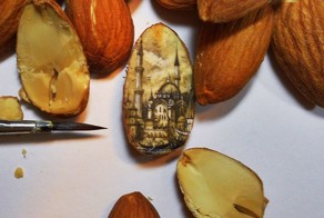 Миниатюрное искусство на продуктах питания