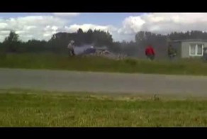 ДТП на Ралли - Кирпичная кладка!